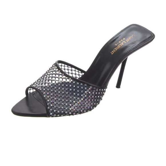Saint Laurent PVC embellished Mules - Picture 1 of 5